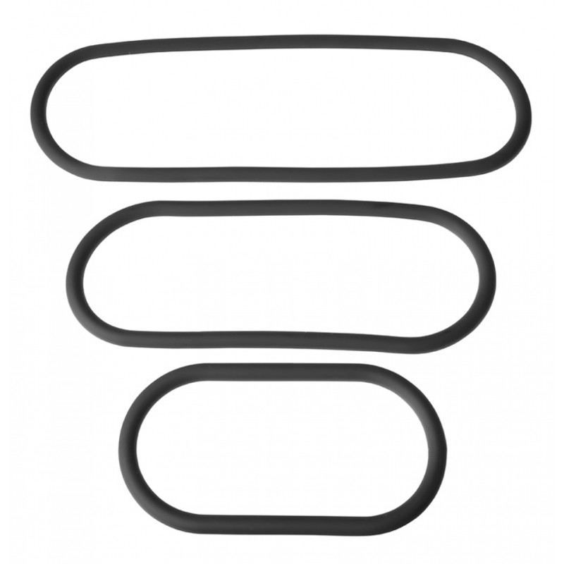 XPlay - PerfectFit Lot 3 cockrings silicone Wrap Ring